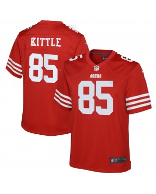 San Francisco 49ers Nike Jugend-Spieler Trikot – Scharlachrot