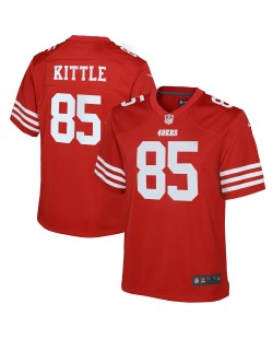 San Francisco 49ers Nike Jugend-Spieler Trikot – Scharlachrot