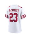 Christian McCaffrey San Francisco 49ers Nike Spiele-Trikot – Weiß