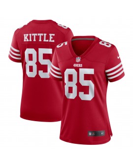 George Kittle San Francisco 49ers Nike TeamSpiele-Trikot für Damen – Scharlachrot