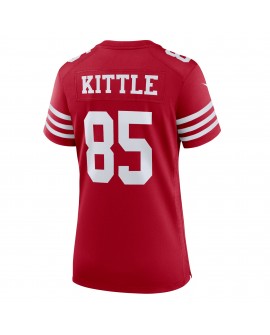 George Kittle San Francisco 49ers Nike TeamSpiele-Trikot für Damen – Scharlachrot
