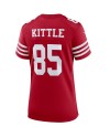 George Kittle San Francisco 49ers Nike Damen-Spielertrikot – Scharlachrot