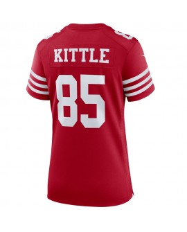 George Kittle San Francisco 49ers Nike Damen-Spielertrikot – Scharlachrot