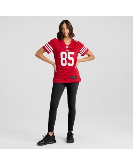 George Kittle San Francisco 49ers Nike Damen-Spielertrikot – Scharlachrot