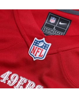 George Kittle San Francisco 49ers Nike Team Game-Trikot – Scharlachrot
