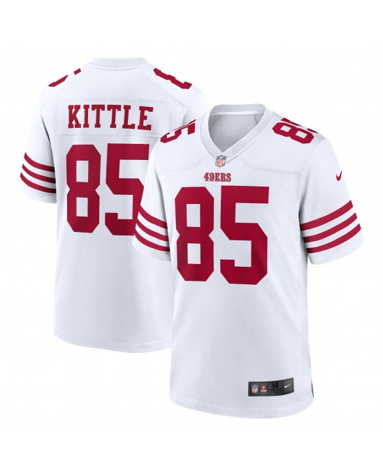 George Kittle San Francisco 49ers Nike Team Game-Trikot – Weiß