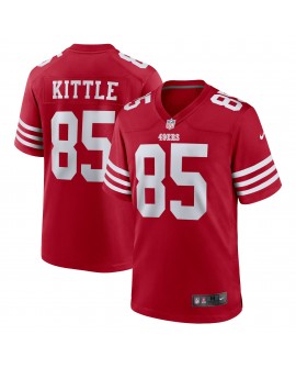 George Kittle San Francisco 49ers Nike Spieler-Spieler Trikot – Scharlachrot