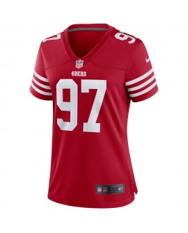 Nick Bosa San Francisco 49ers Nike Damen-Spielertrikot – Scharlachrot