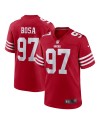 Nick Bosa San Francisco 49ers Nike Team Game-Trikot – Scharlachrot