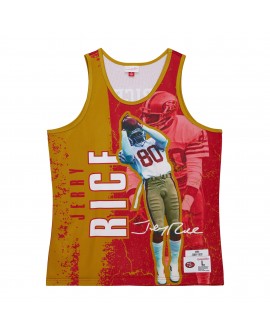 Jerry Rice San Francisco 49ers Mitchell & Ness 1994 Spieler Burst Tanktop – Scharlachrot