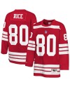 Jerry Rice San Francisco 49ers Mitchell & Ness Jugend-Hockey-Modetrikot – Scharlachrot