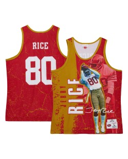 Jerry Rice San Francisco 49ers Mitchell & Ness 1994 Spieler Burst Tanktop – Scharlachrot