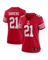 Deion Sanders San Francisco 49ers Nike Damen-Spieler Trikot im Ruhestand – Scharlachrot