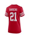 Deion Sanders San Francisco 49ers Nike Damen-Spieler Trikot im Ruhestand – Scharlachrot