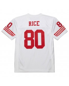 Jerry Rice San Francisco 49ers 1994 Mitchell & Ness Authentic Throwback-Spielertrikot im Ruhestand – Weiß