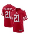 Deion Sanders San Francisco 49ers Nike Team Retired SpielerTrikot – Scharlachrot