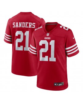 Deion Sanders San Francisco 49ers Nike Team Retired SpielerTrikot – Scharlachrot