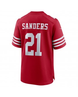 Deion Sanders San Francisco 49ers Nike Team Retired SpielerTrikot – Scharlachrot
