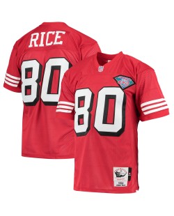 Jerry Rice San Francisco 49ers 1994 Mitchell & Ness Authentic Throwback-Spielertrikot im Ruhestand – Scharlachrot