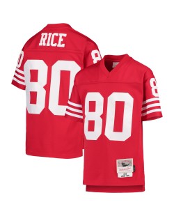 Jerry Rice San Francisco 49ers Mitchell & Ness Youth 1990 Legacy Retired Spieler Trikot – Scharlachrot