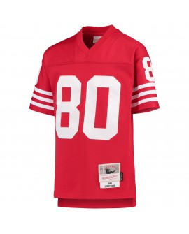 Jerry Rice San Francisco 49ers Mitchell & Ness Youth 1990 Legacy Retired Spieler Trikot – Scharlachrot