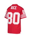 Jerry Rice San Francisco 49ers Mitchell & Ness Youth 1990 Legacy Retired Spieler Trikot – Scharlachrot