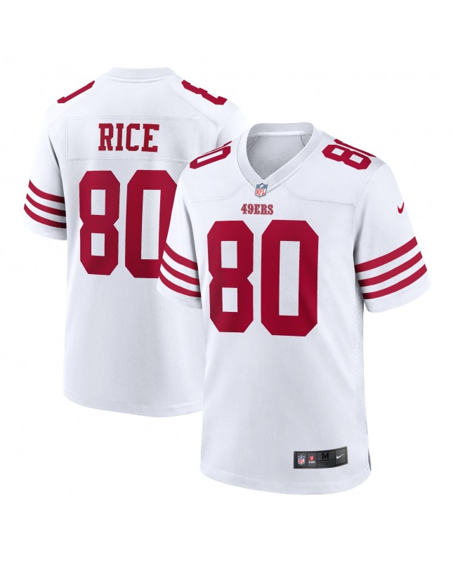 Jerry Rice San Francisco 49ers Nike Spieler Trikot für ausgeschiedene Spieler – Weiß
