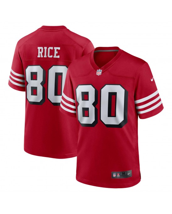 Jerry Rice San Francisco 49ers Nike Ausweichtrikot für ausgeschiedene Spieler – Scharlachrot