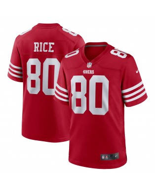 Jerry Rice San Francisco 49ers Nike Retired Team SpielerTrikot – Scharlachrot
