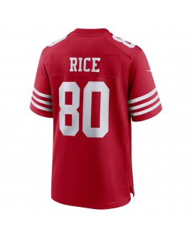 Jerry Rice San Francisco 49ers Nike Retired Team SpielerTrikot – Scharlachrot