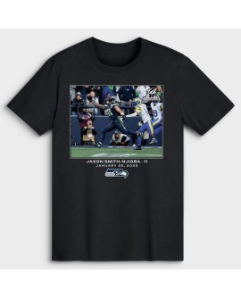 Jaxon Smith-Njigba Seattle Seahawks NFL Flash Features T-Shirt – Schwarz