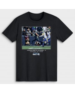 Jaxon Smith-Njigba Seattle Seahawks NFL Flash Features T-Shirt – Schwarz