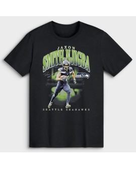 Jaxon Smith-Njigba Seattle Seahawks Spieler Hype T-Shirt – Schwarz
