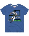 Jaxon Smith-Njigba Seattle Seahawks Homage Youth Draft Tri-Blend T-Shirt – Royal