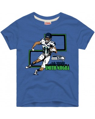 Jaxon Smith-Njigba Seattle Seahawks Homage Youth Draft Tri-Blend T-Shirt – Royal