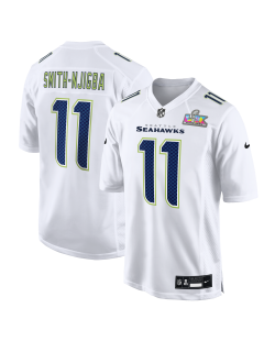 Jaxon Smith-Njigba Seattle Seahawks Nike Super Bowl LX Patch Tundra Fashion Trikot – Weiß