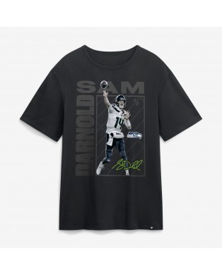 Sam Darnold Seattle Seahawks Ton-in-Ton-T-Shirt – Schwarz