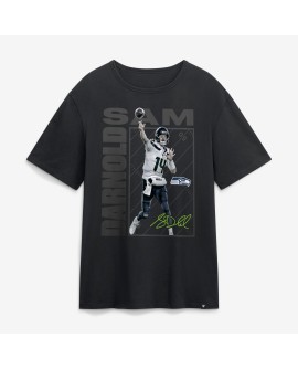 Sam Darnold Seattle Seahawks Ton-in-Ton-T-Shirt – Schwarz