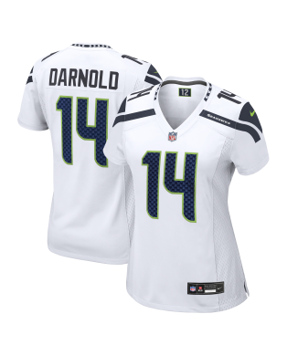 Sam Darnold Seattle Seahawks Nike Damen-Patch-Spieler Trikot – Weiß