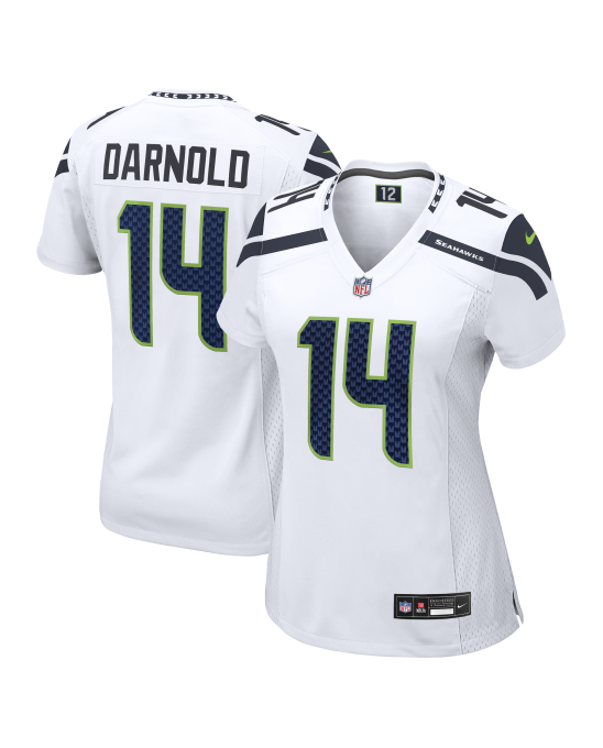Sam Darnold Seattle Seahawks Nike Damen-Patch-Spieler Trikot – Weiß