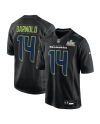 Sam Darnold Seattle Seahawks Nike Super Bowl LX Patch Carbon Mode-Spieler Trikot – Schwarz