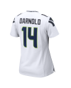 Sam Darnold Seattle Seahawks Nike Damen-Patch-Spieler Trikot – Weiß