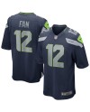 12s Seattle Seahawks Nike Team Game-Trikot – College Navy
