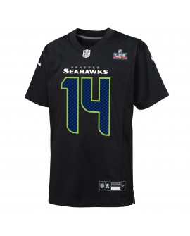 Sam Darnold Seattle Seahawks Nike Jugend Super Bowl LX Carbon Mode-Spieler Trikot – Schwarz