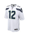 12s Seattle Seahawks Nike Spieler Trikot – Weiß