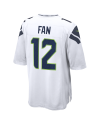 12s Seattle Seahawks Nike Spieler Trikot – Weiß