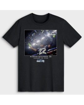 Rashid Shaheed Seattle Seahawks NFL Flash Features Woche 21 T-Shirt – Schwarz