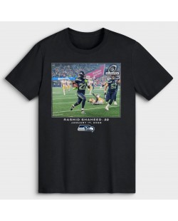 Rashid Shaheed Seattle Seahawks NFL Flash Features T-Shirt – Schwarz