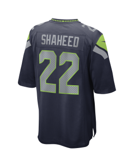 Rashid Shaheed Seattle Seahawks Nike Super Bowl LX Patch Spieler Trikot – College Navy