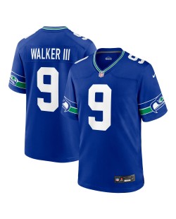Kenneth Walker III Seattle Seahawks Nike Throwback Spieler-Spieler Trikot – Königsblau
